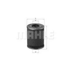 OX 187D MAHLE Масляный фильтр
