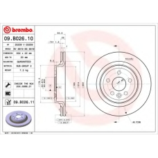 09.B026.11 BREMBO Тормозной диск