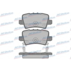 AC847581D AC Delco Комплект тормозных колодок, дисковый тормоз
