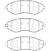 FD7255A NECTO Комплект тормозных колодок, дисковый тормоз