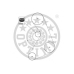 SK-1120 OPTIMAL Комплект ремня грм