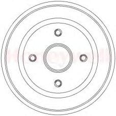 329259B BENDIX Тормозной барабан