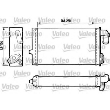 883674 VALEO Теплообменник, отопление салона