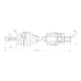 DRS6204.00 OPEN PARTS Приводной вал