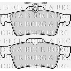 BBP1931 BORG & BECK Комплект тормозных колодок, дисковый тормоз