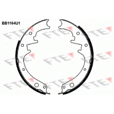 BB1164U1 FTE Комплект тормозных колодок