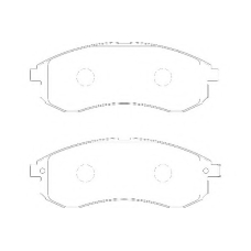 WBP23879A WAGNER LOCKHEED Комплект тормозных колодок, дисковый тормоз