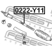 0222-Y11 FEBEST Осевой шарнир, рулевая тяга