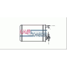 1591001 KUHLER SCHNEIDER Теплообменник, отопление салона