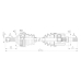 DRS6235.00 OPEN PARTS Приводной вал