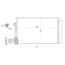 004-016-0016 LORO Конденсатор, кондиционер