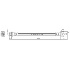 VBH877 MOTAQUIP Тормозной шланг