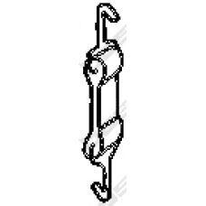 255-754 BOSAL Резиновые полоски, система выпуска