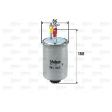 587503 VALEO Топливный фильтр