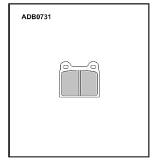 ADB0731 Allied Nippon Тормозные колодки