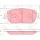 GDB7224<br />TRW<br />Комплект тормозных колодок, дисковый тормоз