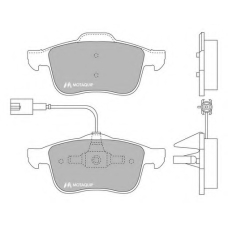 LVXL1287 MOTAQUIP Комплект тормозных колодок, дисковый тормоз