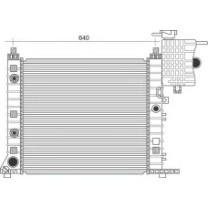 350213944000 MAGNETI MARELLI Радиатор, охлаждение двигателя