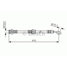 1 987 476 961 BOSCH Тормозной шланг