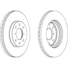 DDF1520C FERODO Тормозной диск
