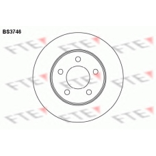 BS3746 FTE Тормозной диск