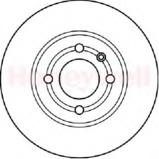 562209B BENDIX Тормозной диск