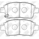 PN1472<br />NiBK<br />Комплект тормозных колодок, дисковый тормоз