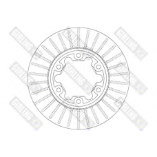 6066301 GIRLING Тормозной диск