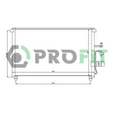 PR 8001E2 PROFIT Конденсатор, кондиционер