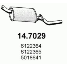 14.7029 ASSO Глушитель выхлопных газов конечный