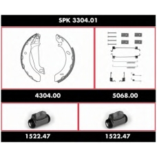 SPK 3304.01 ROADHOUSE Комплект тормозов, барабанный тормозной механизм