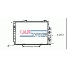 0307901 KUHLER SCHNEIDER Радиатор, охлаждение двигател