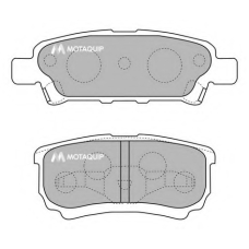 LVXL1218 MOTAQUIP Комплект тормозных колодок, дисковый тормоз