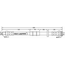 FBH6102 FIRST LINE Тормозной шланг