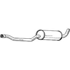 279-161 BOSAL Средний глушитель выхлопных газов