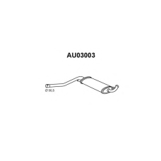 AU03003 VENEPORTE Средний глушитель выхлопных газов