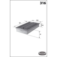 LFAF384 LUCAS FILTERS Воздушный фильтр