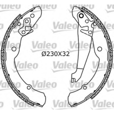 554731 VALEO Комплект тормозных колодок