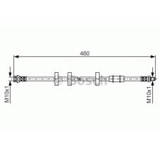 1 987 481 336 BOSCH Тормозной шланг
