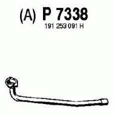 P7338 FENNO Труба выхлопного газа