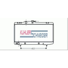 3216101 KUHLER SCHNEIDER Радиатор, охлаждение двигател