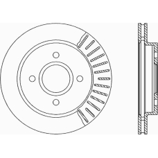 BDA1185.20 OPEN PARTS Тормозной диск