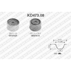 KD473.08 SNR Комплект ремня грм