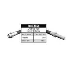HBS4958 QUINTON HAZELL Тормозной шланг