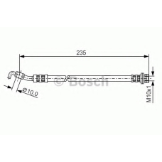 1 987 481 177 BOSCH Тормозной шланг