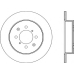 BDA2186.10 OPEN PARTS Тормозной диск
