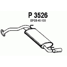P3526 FENNO Глушитель выхлопных газов конечный
