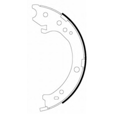 8DA 355 050-171 HELLA PAGID Комплект тормозных колодок, стояночная тормозная с