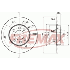 BD-4192 FREMAX Тормозной диск