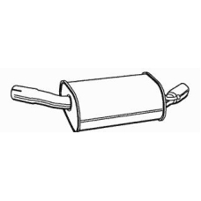 23084 WALKER Глушитель выхлопных газов конечный